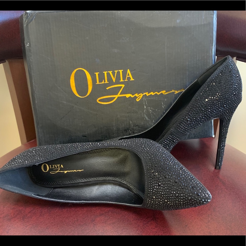Black Stiletto studded heels *Brand New in Box